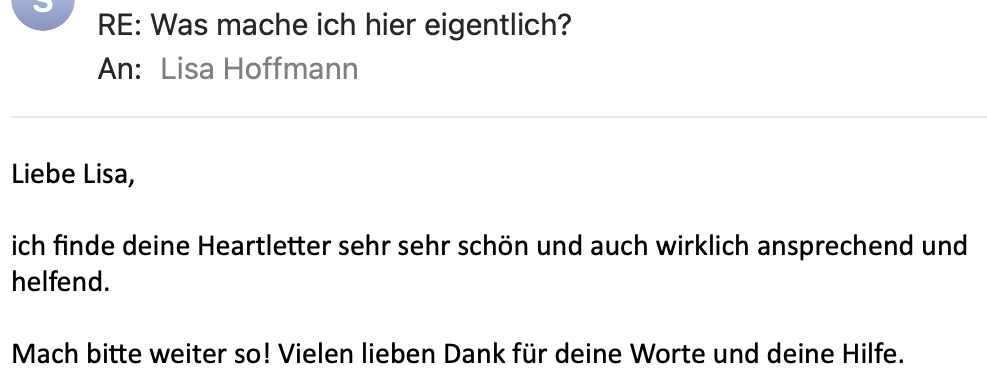 Testimonial HeartLetter 1